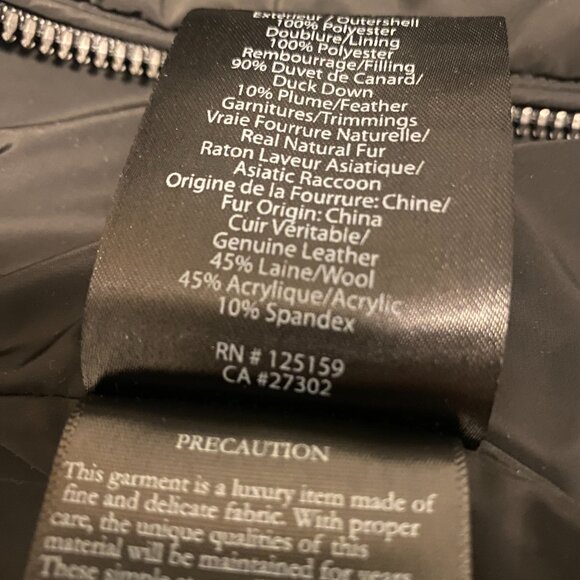 Mackage Adali Down Coat size XS Black - Picture 8 of 10